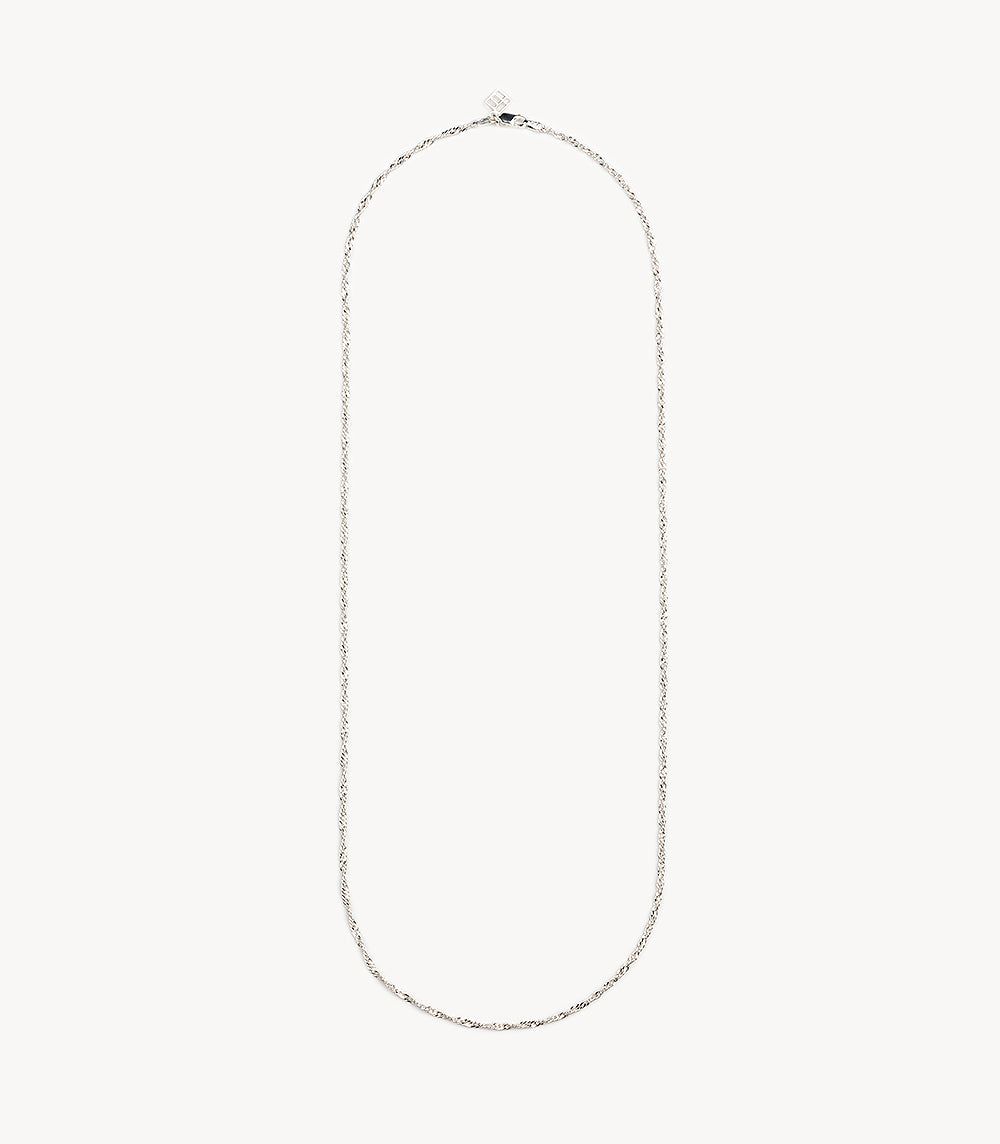Link Necklace - Silver Plated