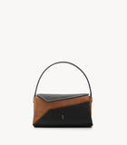 Alice - Dollaro Black & Suede Cognac