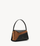 Alice - Dollaro Black & Suede Cognac