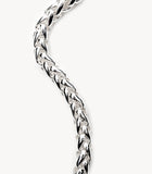 Braided Necklace - Silver