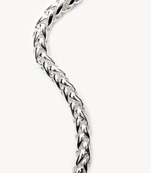 Braided Necklace - Silver