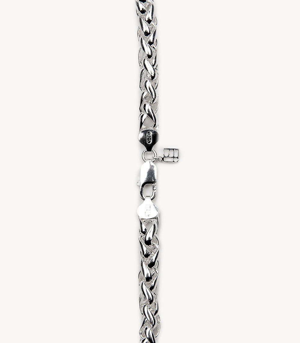 Braided Necklace - Silver