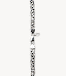 Braided Necklace - Silver