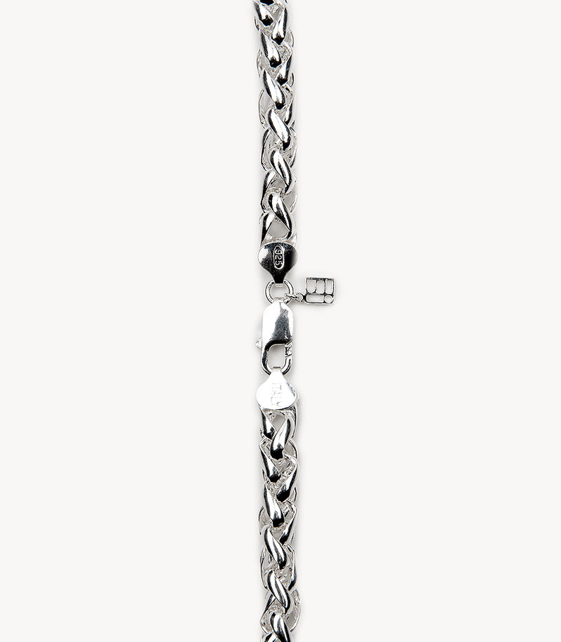Braided Necklace - Silver