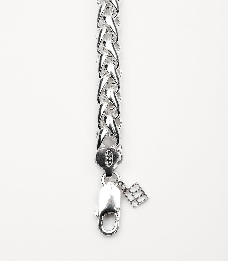 Braided Necklace - Silver