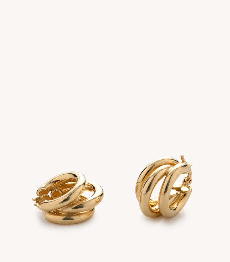 Hoop Earrings – Gold Plated