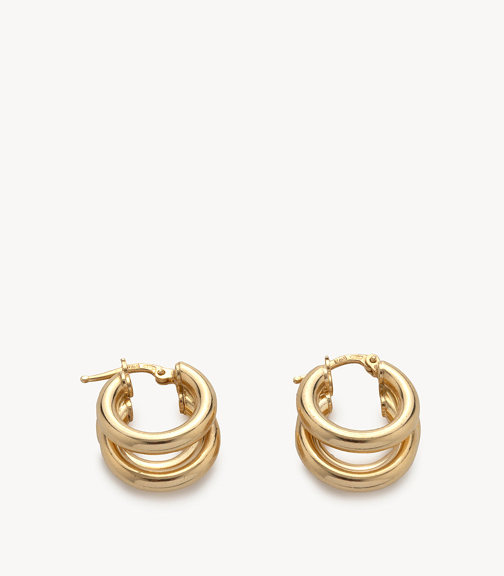 Hoop Earrings – Gold Plated