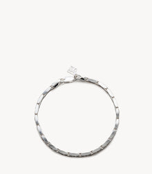 Flat Chain Bracelet – Silver