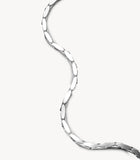 Flat Chain Necklace – Silver