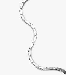 Flat Chain Necklace – Silver