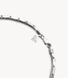 Flat Chain Necklace – Silver