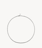 Collana a Catena Quadrata – Placcata in Argento