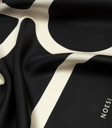 Foulard – Nero e Avorio Linee Bold
