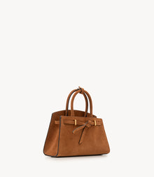 Mini Bianca - Suede Cognac