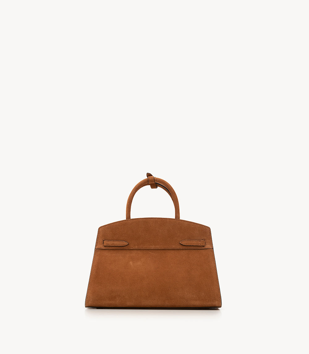Mini Bianca - Suede Cognac