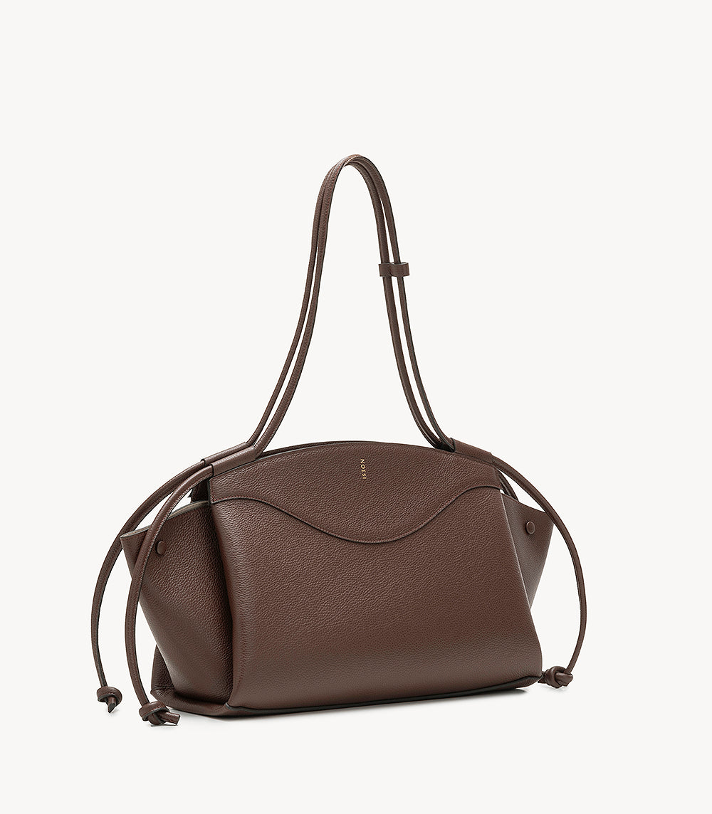 Molly Dollaro Cioco – Italian Pebbled Leather Shoulder Bag with