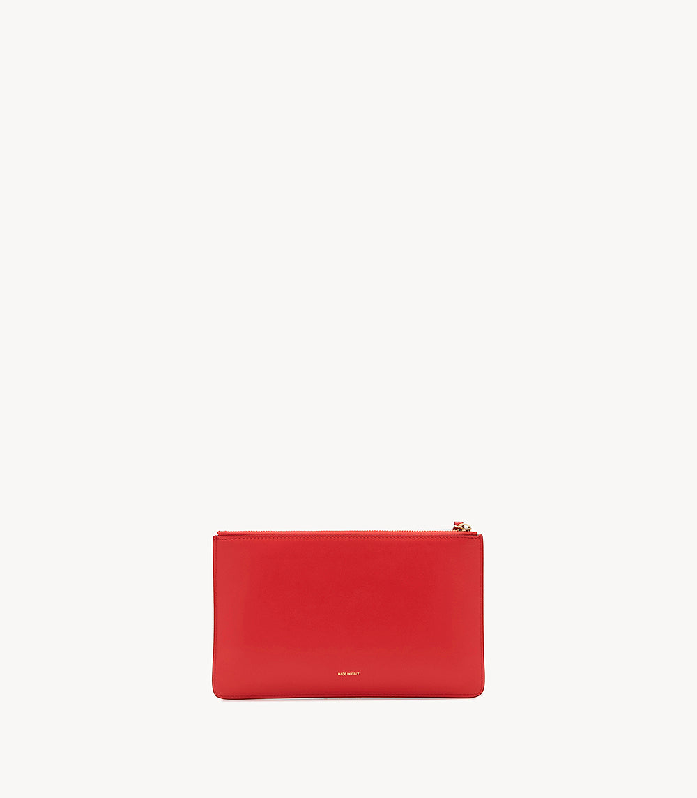 Mila Pochette - Leather Red