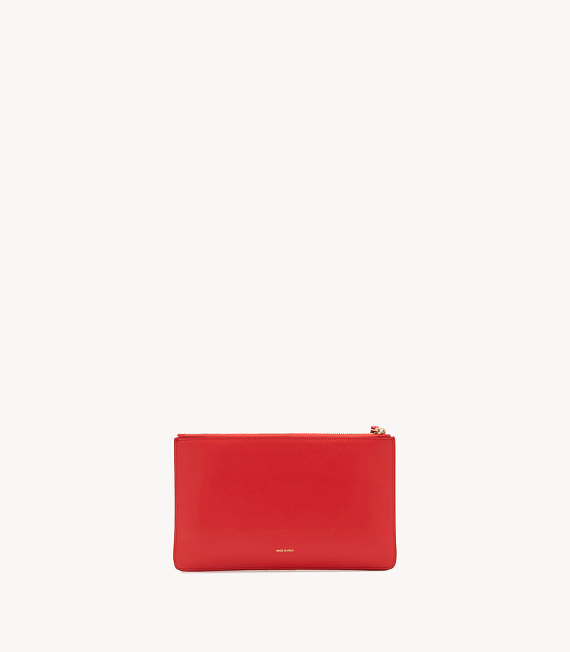 Mila Pochette - Leather Red